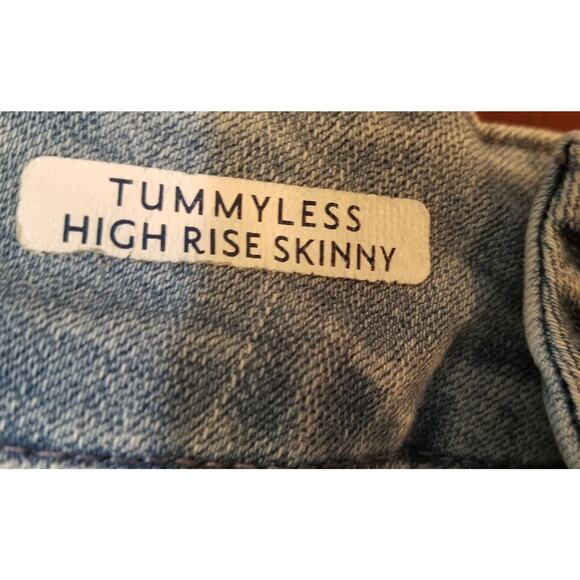 NWT's -Seven7 Jeans Women's Tummy Less High Rise Skinny Denim Distressed Size 8 - Picture 11 of 15